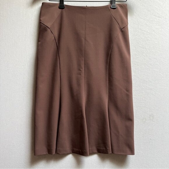 Garfield & Marks Dasha Elegant Brown Women's Skirt Sz 2 - Picture 1 of 8